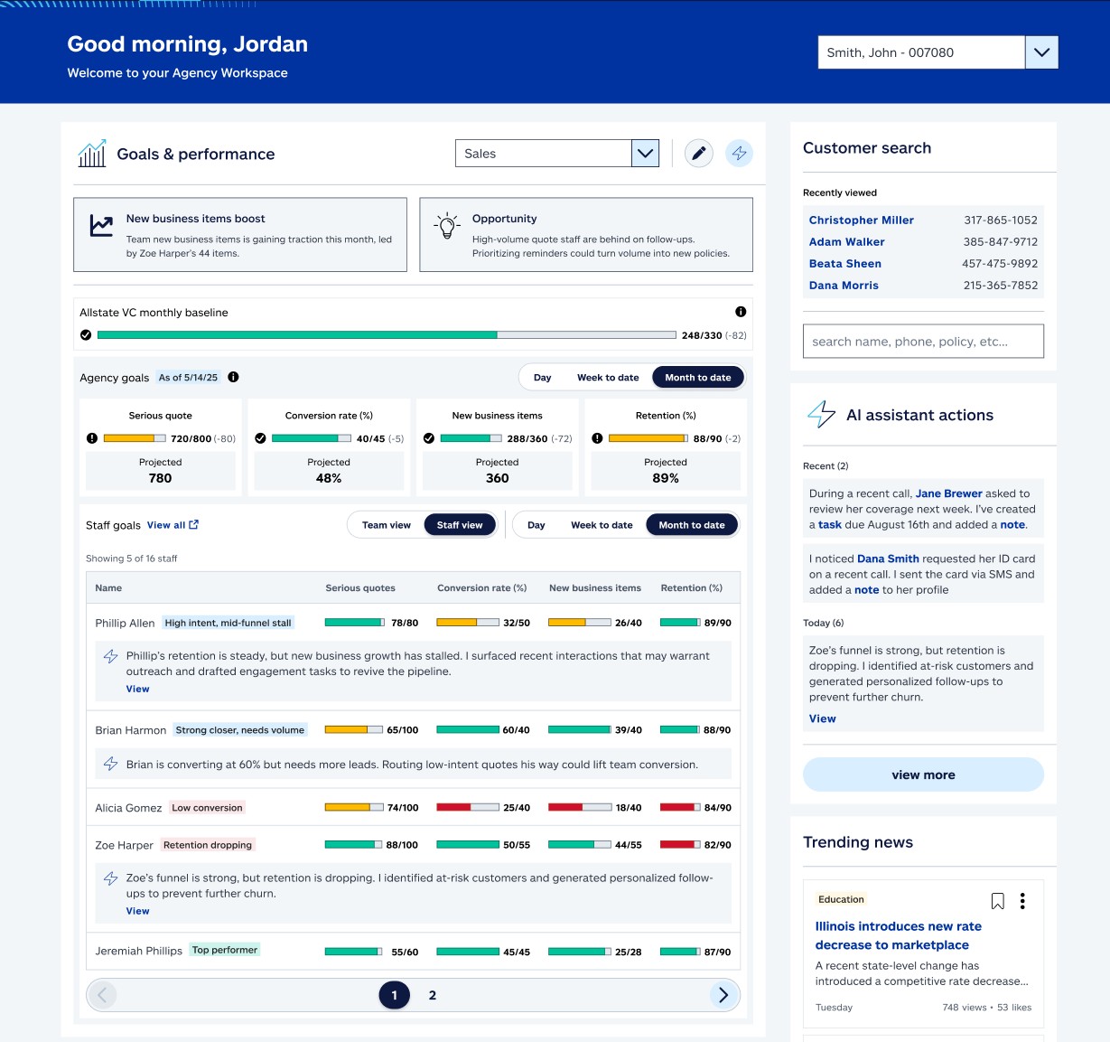 Agency Workspace application image